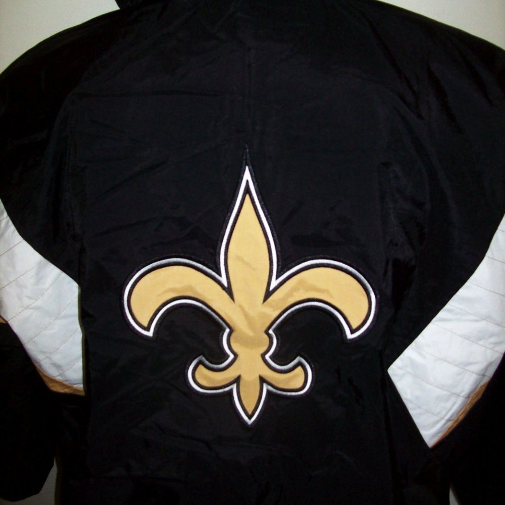 NEW ORLEANS SAINTS STARTER NFL Hooded Jacket - Picture 4 of 13